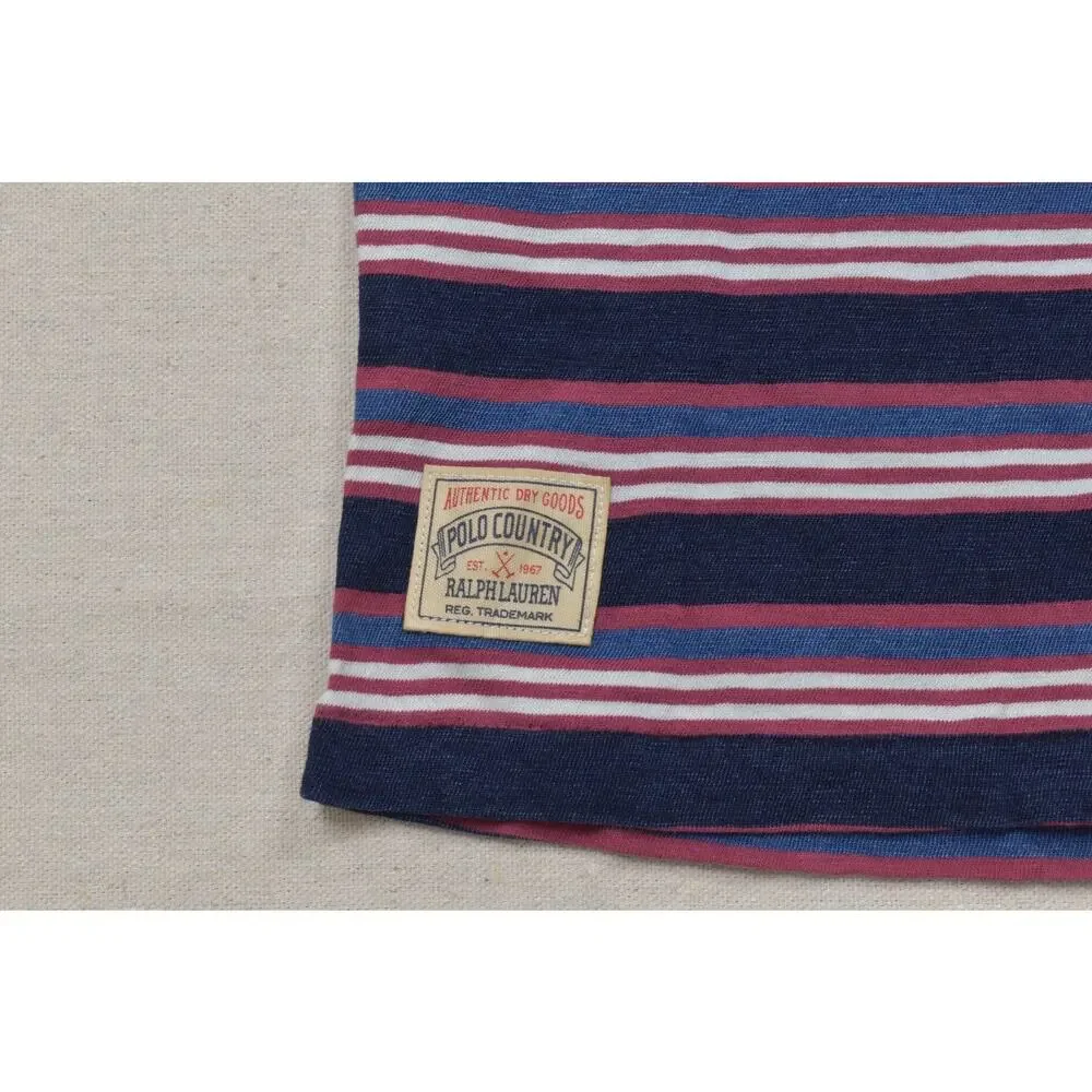 Polo Ralph Lauren Classic Fit XL Mens Long Sleeve T-Shirt Country Pocket Polo Co - Picture 7 of 8